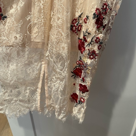 Bebe Maddie Embroidered bustier lace dress - Picture 9 of 11